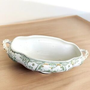John Edwards, Keswick serving piece, no lid, minor crazing, small stains inside